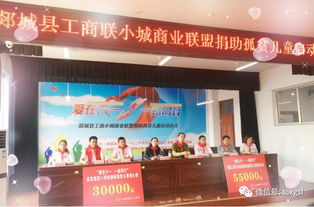 郯城县工商联小城商业联盟商会开展 爱在六一 一路同行 活动