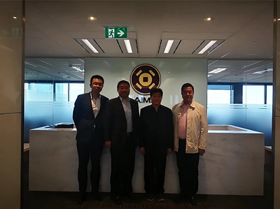 王卫军董事长陪同广东省商业联合会郭会长拜访宝泽金融集团及悉尼证券交易所